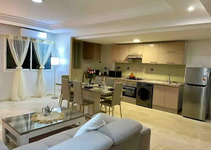 Appartement Haut Standing 3 Chambres Avec Terasse Quartier Gueliz Hivernage A Marrakech I19